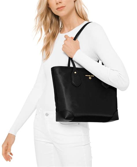 MICHAEL Michael Kors Eva Small Nylon Top Zip Tote 